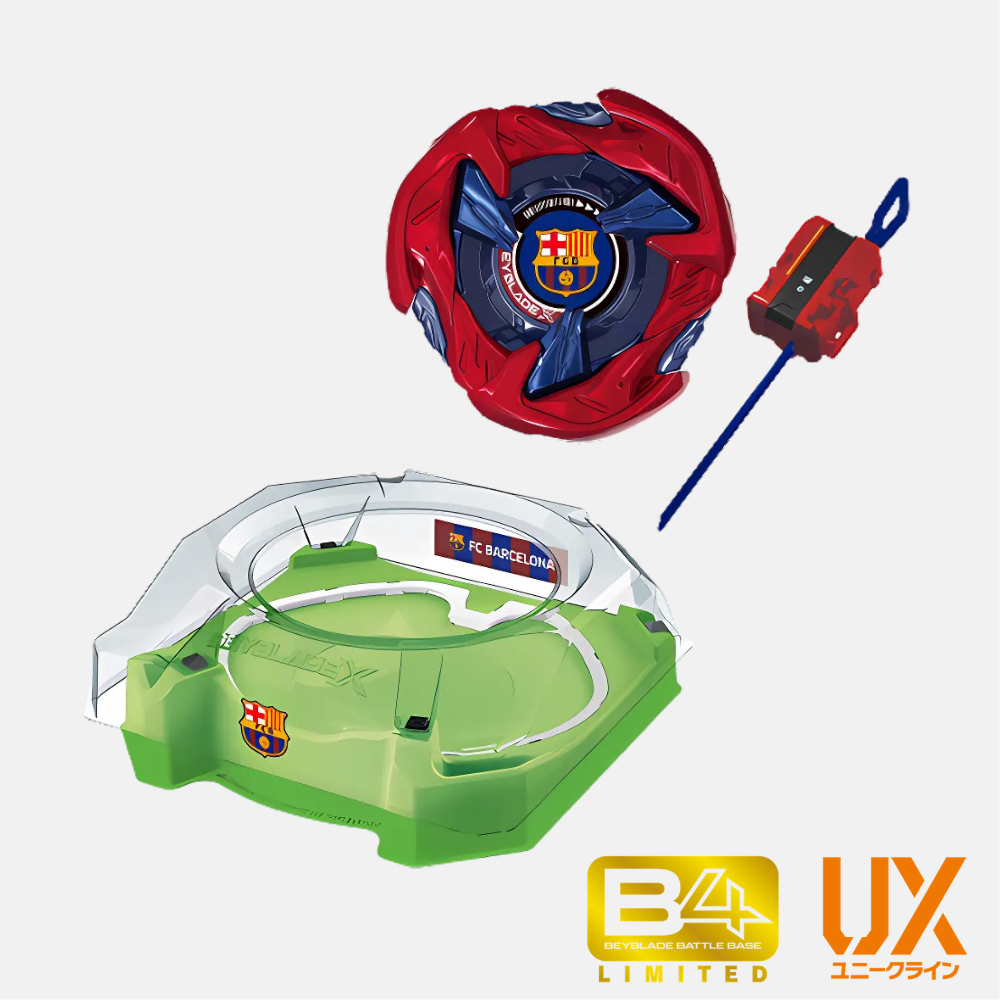 UX-00 Set Exclusivo Beyblade X FC Barcelona