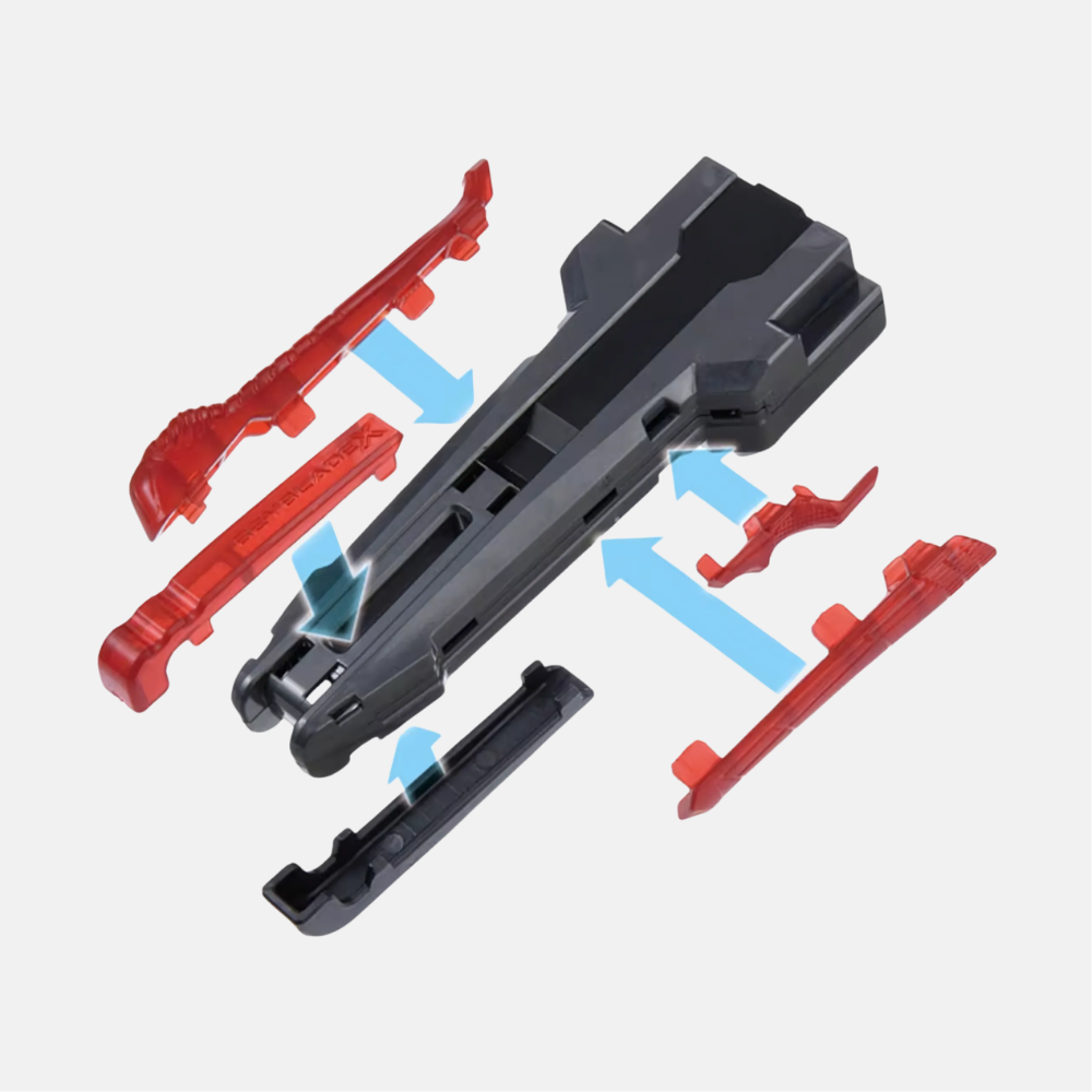 BX-41 Rubber Custom Grip – Gunmetal Ver.