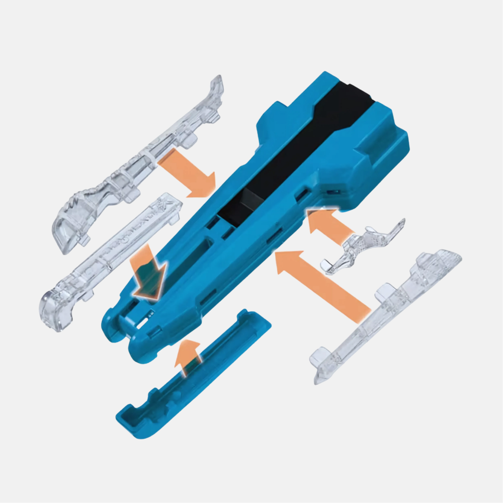 BX-42 Rubber Custom Grip – Blue Ver.