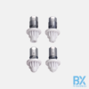 BX-00 Bit Set F/T/B/N Silver x White